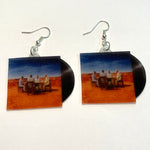 Muse Black Holes and Revelations Vinyl Album Handmade Earrings!