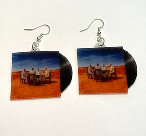 Muse Black Holes and Revelations Vinyl Album Handmade Earrings!