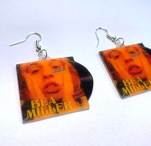Bea Miller Collection of Vinyl Album Handmade Earrings!