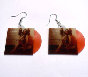 Banks III Vinyl Album Handmade Earrings!