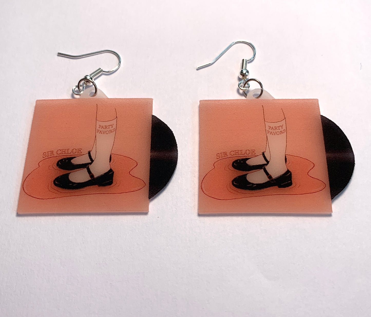 Sir Chloe Party Favors Vinyl Album Handmade Earrings!