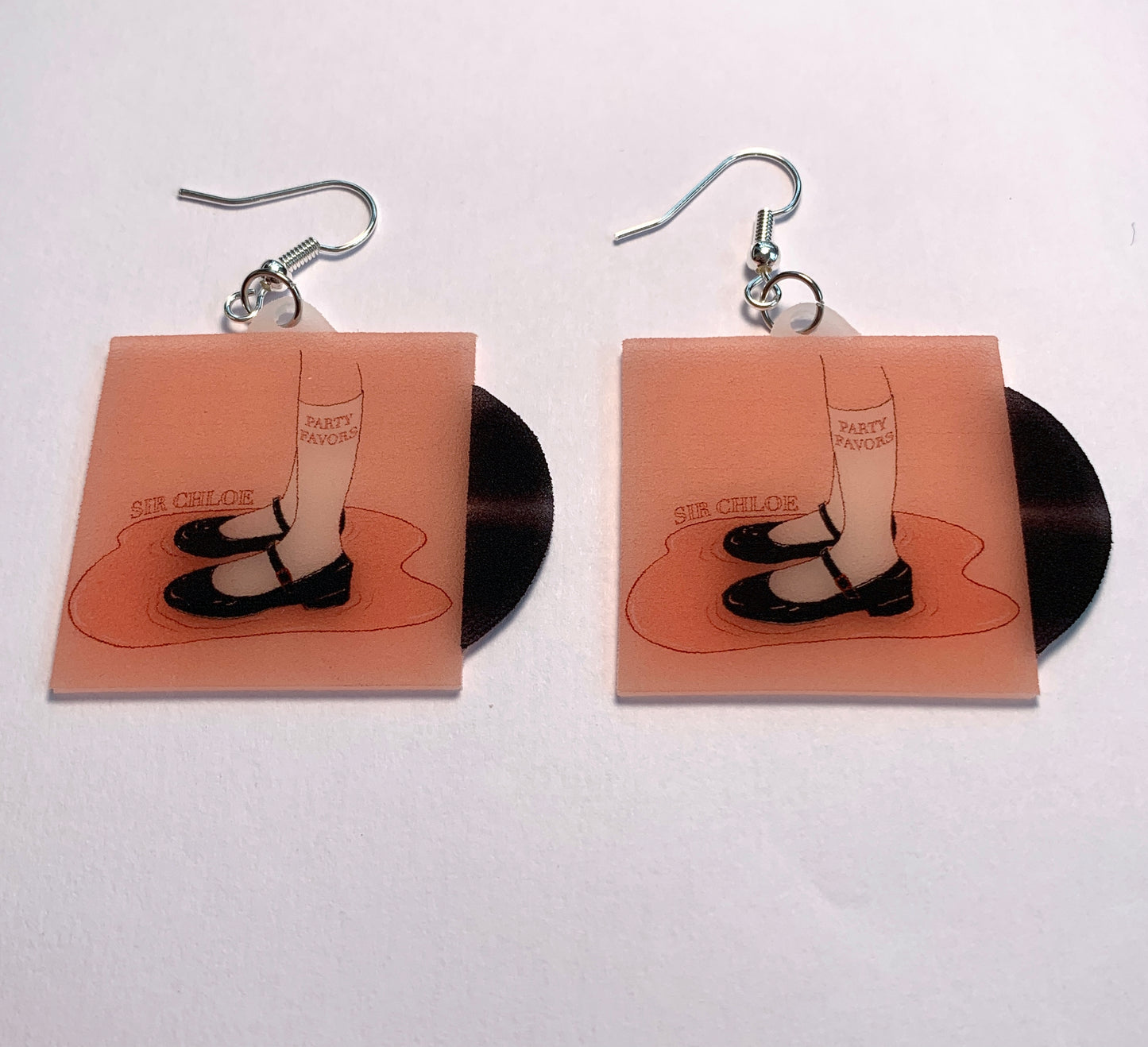 Sir Chloe Party Favors Vinyl Album Handmade Earrings!