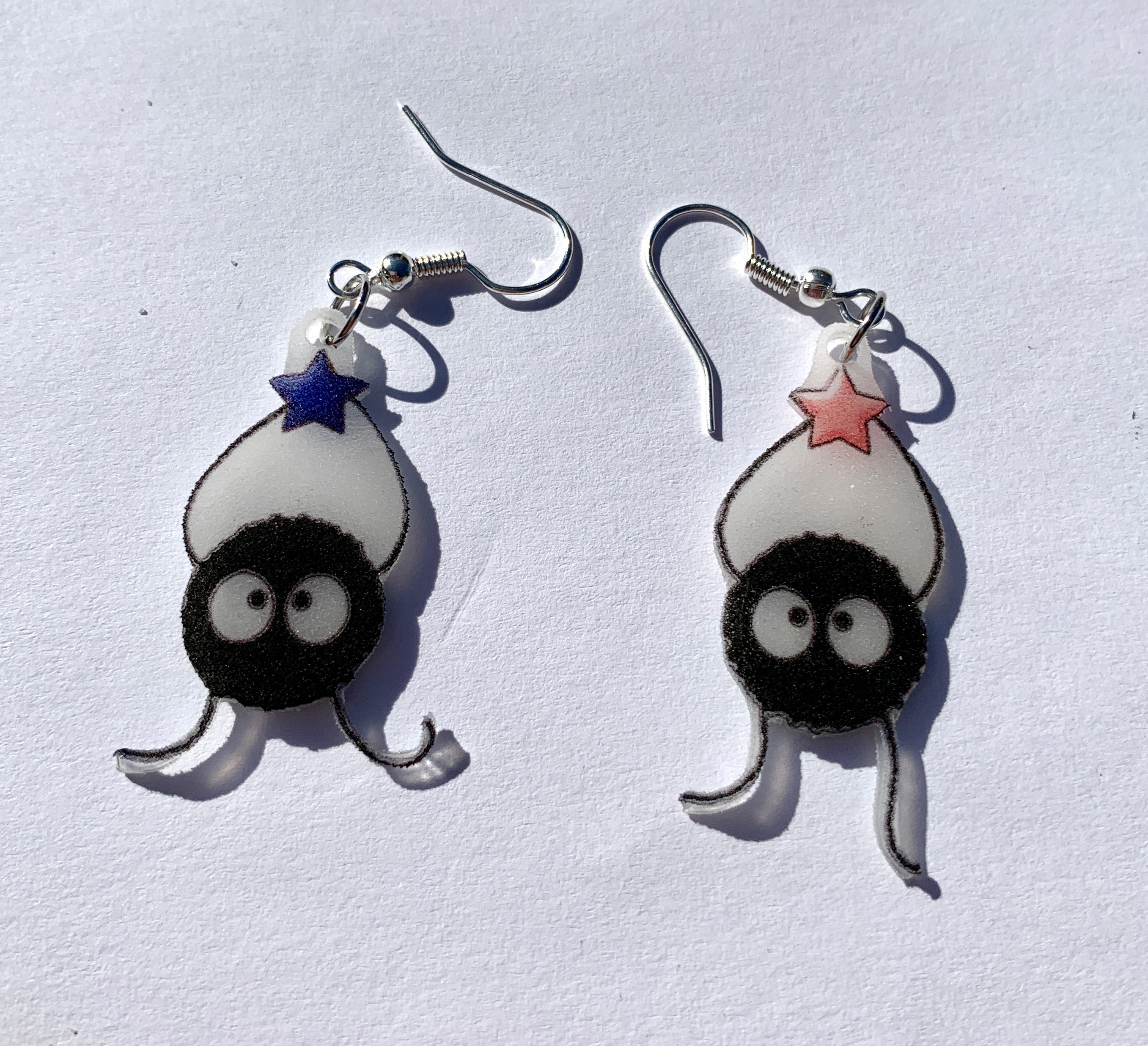 Studio Ghibili Character Handmade Earrings!