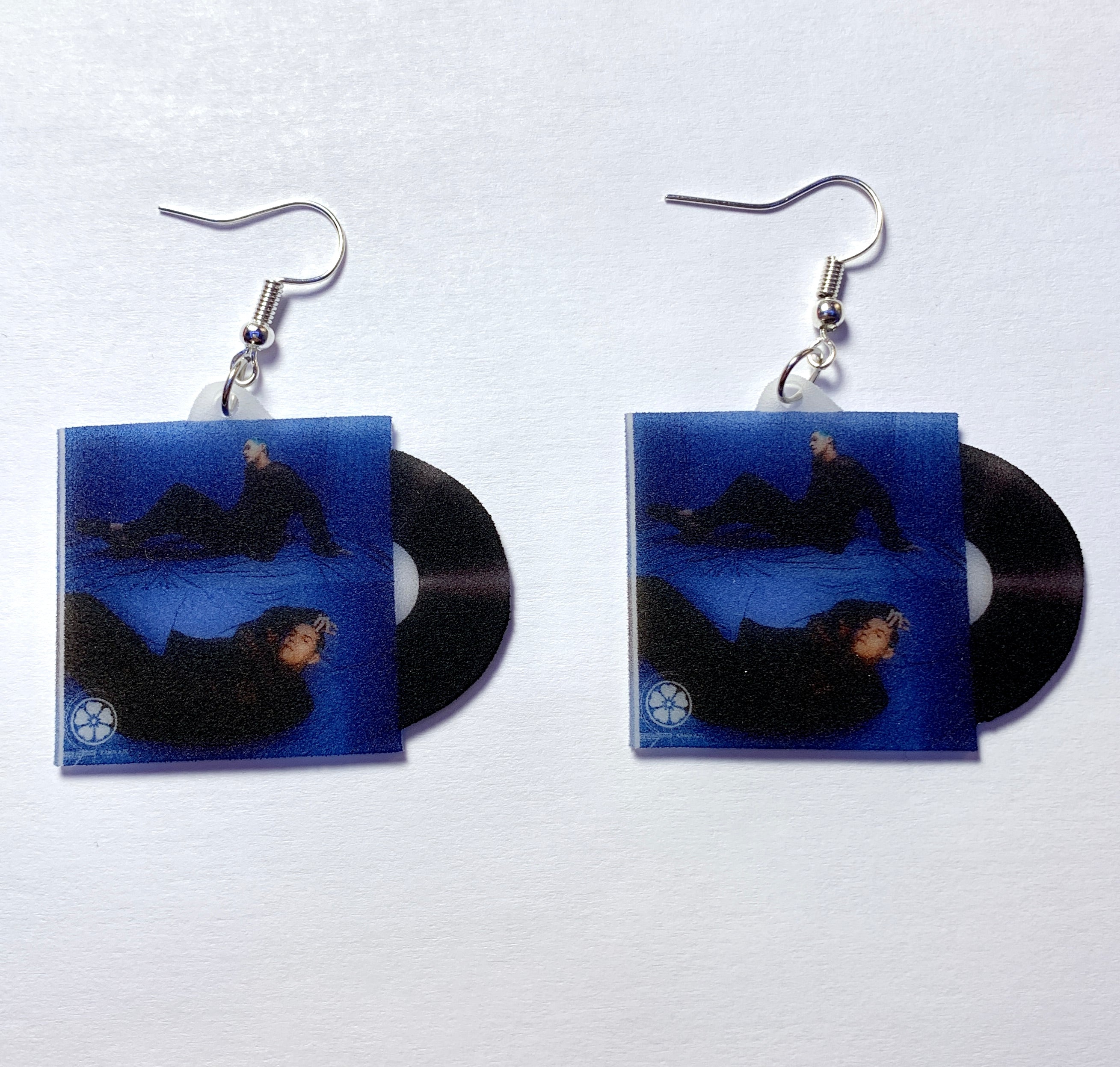 Omar Apollo Kamikaze Vinyl Single Handmade Earrings!