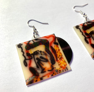 BENEE Hey U X Vinyl Album Handmade Earrings!