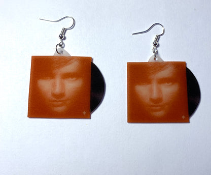 Ed Sheeran Plus Vinyl Album Handmade Earrings!