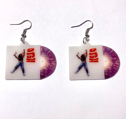 Evann McIntosh MOJO Vinyl Album Handmade Earrings!