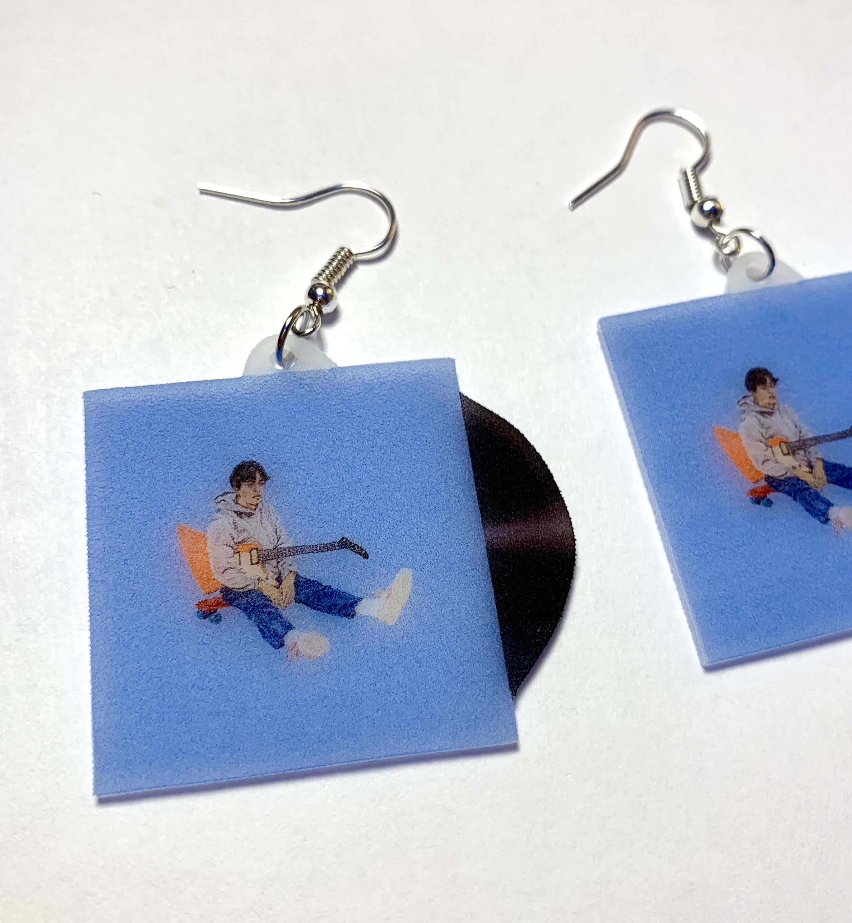 Boy Pablo Soy Pablo Vinyl Album Handmade Earrings!