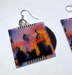 5SOS Youngblood Vinyl Album Handmade Earrings!