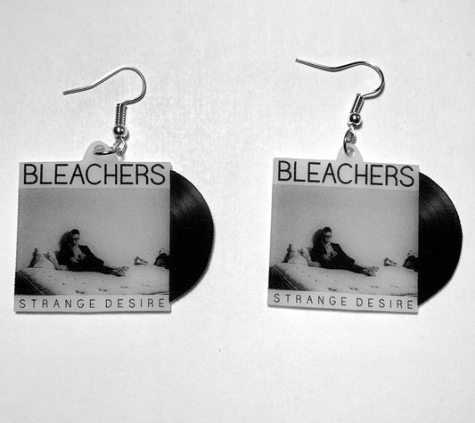 Bleachers Strange Desire Vinyl Album Handmade Earrings!