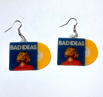 Tessa Violet Bad Ideas Vinyl Album Handmade Earrings!
