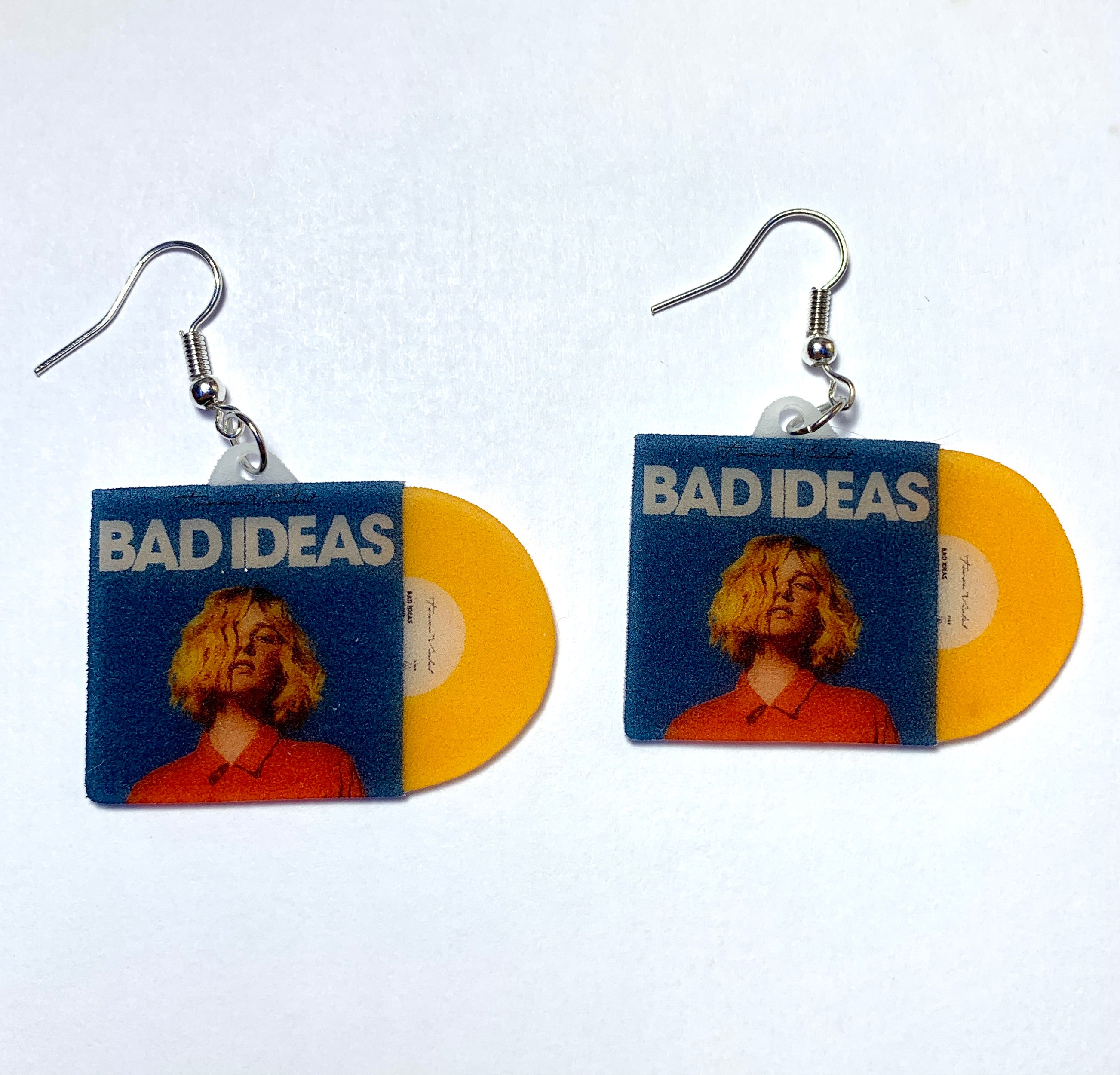 Tessa Violet Bad Ideas Vinyl Album Handmade Earrings!