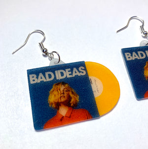 Tessa Violet Bad Ideas Vinyl Album Handmade Earrings!