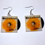 Radiohead Pablo Honey Vinyl Album Handmade Earrings!