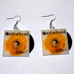 Radiohead Pablo Honey Vinyl Album Handmade Earrings!