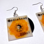 Radiohead Pablo Honey Vinyl Album Handmade Earrings!