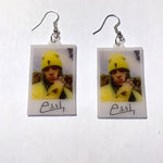 Billie Eilish Signed Polaroid Handmade Earrings!