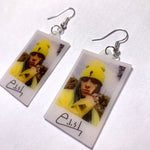 Billie Eilish Signed Polaroid Handmade Earrings!