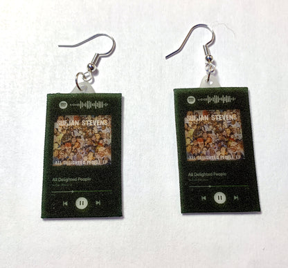 Spotify Song and Code Lookup Handmade Earrings!