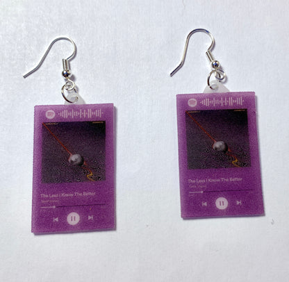 Spotify Song and Code Lookup Handmade Earrings!