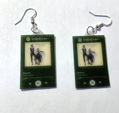 Spotify Song and Code Lookup Handmade Earrings!