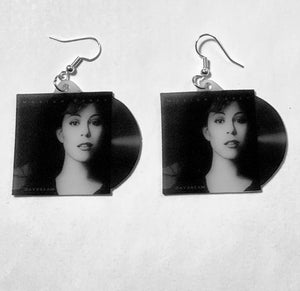 Mariah Carey Collection of Vinyl Album Handmade Earrings!