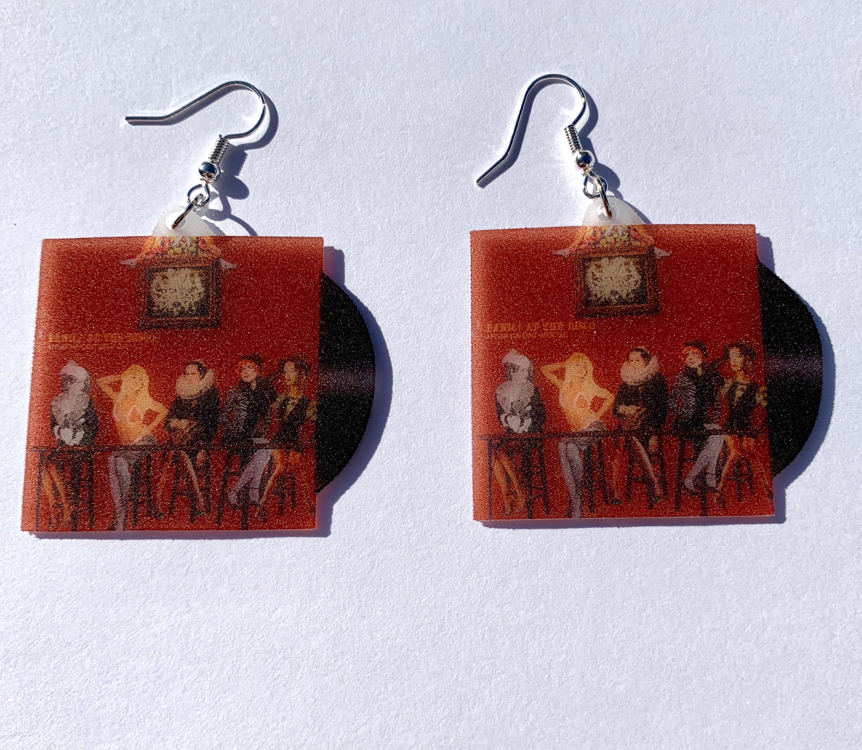 Panic! At The Disco A Fever You Cant Sweat Out Vinyl Album Handmade Earrings!
