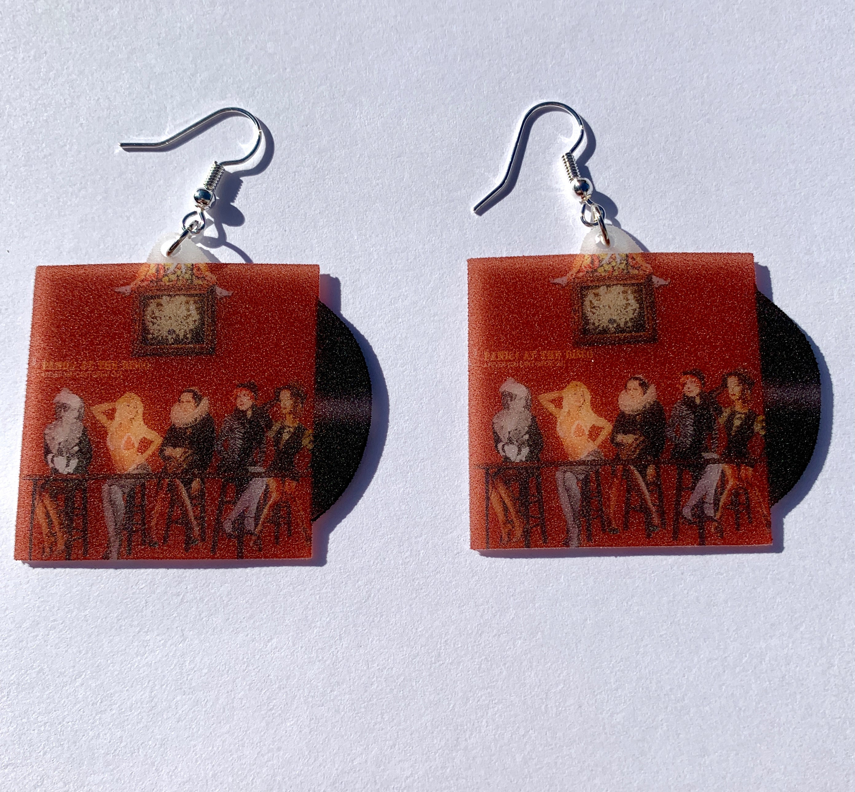 Panic! At The Disco A Fever You Cant Sweat Out Vinyl Album Handmade Earrings!