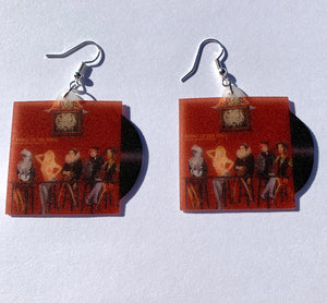 Panic! At The Disco A Fever You Cant Sweat Out Vinyl Album Handmade Earrings!