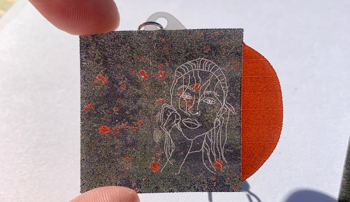 Girl in Red I Wanna Be Your Girlfriend Vinyl single Handmade Earrings!