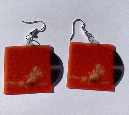 Billie Eilish Therefore I Am Vinyl Single Handmade Earrings!