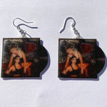 Miley Cyrus and Dua Lipa Prisoner Vinyl Single Handmade Earrings!
