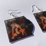 Miley Cyrus and Dua Lipa Prisoner Vinyl Single Handmade Earrings!