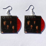 Queen Complete Collection Vinyl Album Handmade Earrings!
