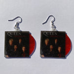 Queen Complete Collection Vinyl Album Handmade Earrings!