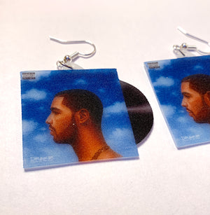 Drake Nothing was the Same Vinyl Album Handmade Earrings!