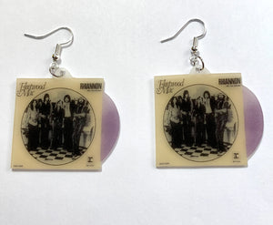 Fleetwood Mac Rhiannon Vinyl Single Handmade Earrings!