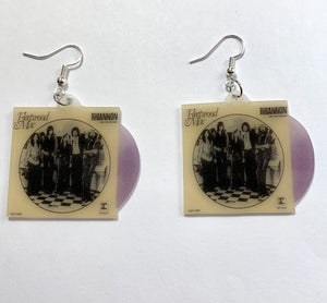 Fleetwood Mac Rhiannon Vinyl Single Handmade Earrings!