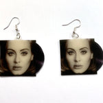 Adele Collection of Vinyl Albums Handmade Earrings!
