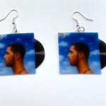 Drake Nothing was the Same Vinyl Album Handmade Earrings!