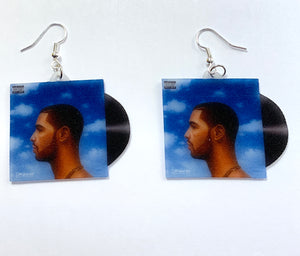 Drake Nothing was the Same Vinyl Album Handmade Earrings!