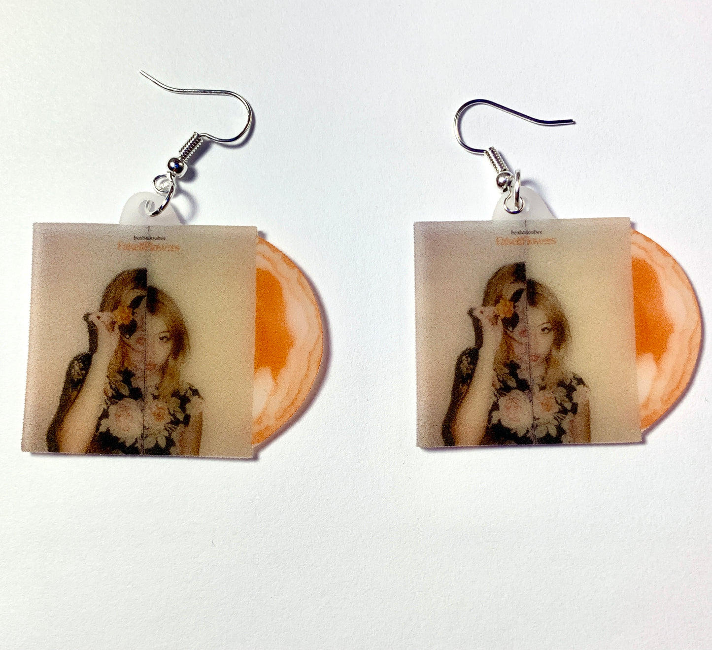 Beabadoobee Fake it Flowers Vinyl Album Handmade Earrings!