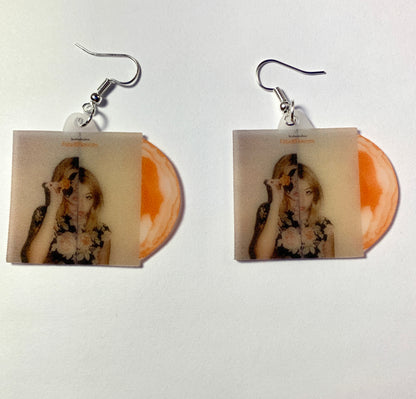 Beabadoobee Fake it Flowers Vinyl Album Handmade Earrings!