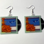 Dad Sports GF Haircut Vinyl Single Handmade Earrings!