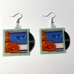Dad Sports GF Haircut Vinyl Single Handmade Earrings!