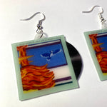 Dad Sports GF Haircut Vinyl Single Handmade Earrings!