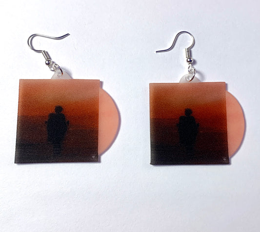 Harry Styles Sign of the Times Vinyl Single Handmade Earrings!