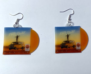 Khalid Free Spirit Vinyl Album Handmade Earrings!