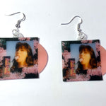 Spill Tab Cotton Candy Vinyl Single Handmade Earrings!