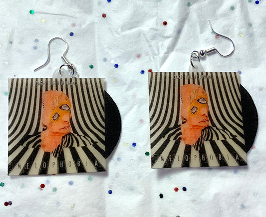 Cage the Elephant Melophobia Vinyl Album Handmade Earrings!